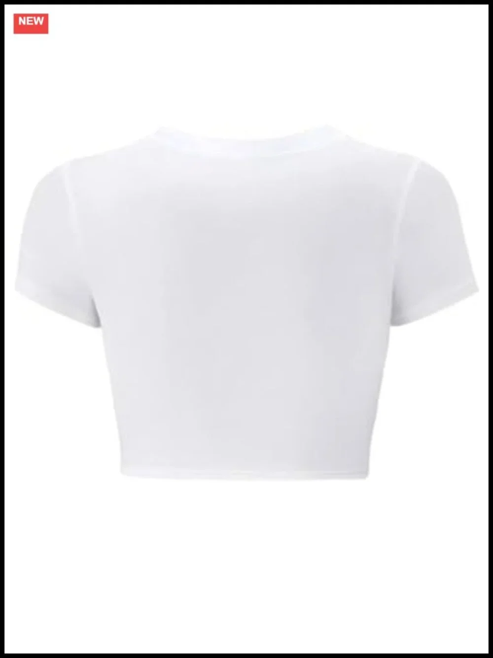 Women's Y2K Graphic Crop Top Baby Tee Short Sleeve Slim Fit